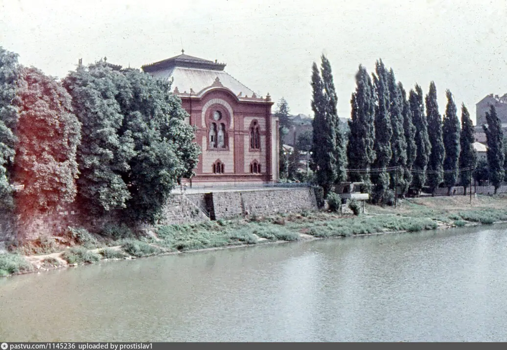 Ужгород, УССР, река Уж, 1967 год.