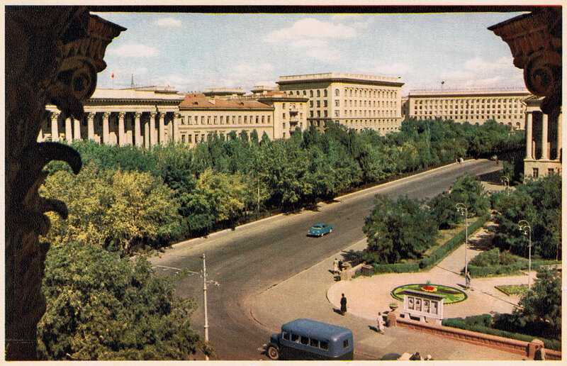 Волгоград, проспект Ленина, 1950-е годы.