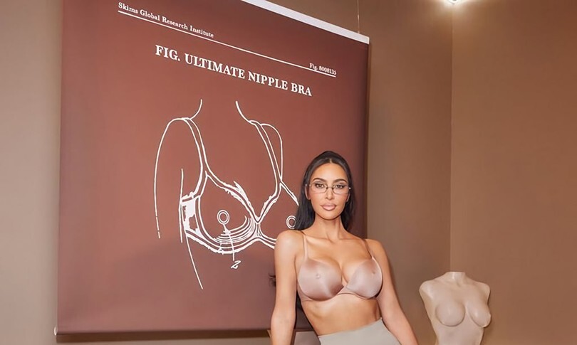 Ким Кардашьян выпустила бюстгальтер с имитацией торчащих сосков