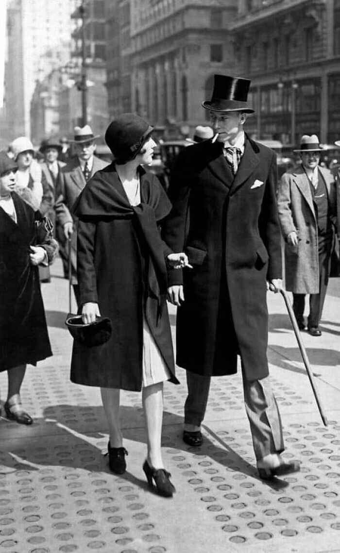 27. Элегантный стиль на улицах Нью-Йорка в 1928 году