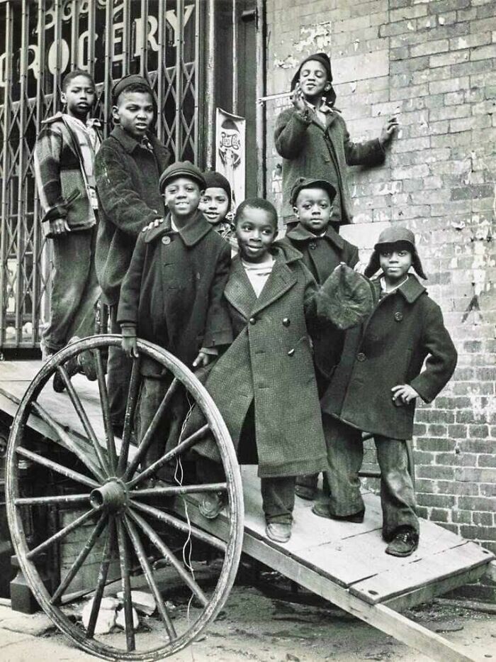 24. Дети Гарлема, Нью-Йорк, 1920-е годы