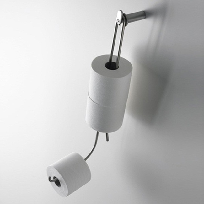 2. Для тех, кому лень менять рулон туалетной бумаги