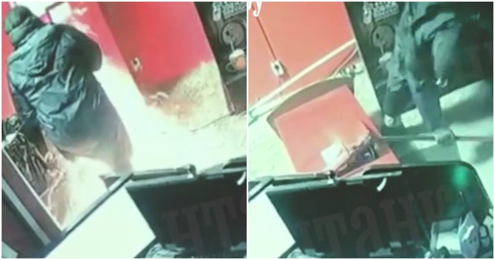 Грабитель в Ленобласти вскрыл банкомат болгаркой и вынес из него все деньги