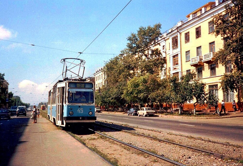 Проспект Мира, Комсомольска-на-Амуре вторая половина 90-х.