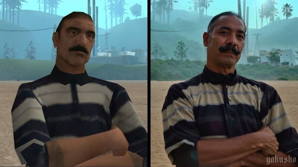 Если бы герои игры GTA: San Andreas были реальными людьми