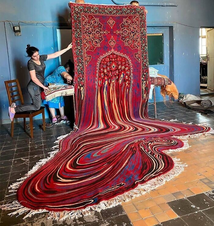 1. «Психоделический ковёр», художник Фаиг Ахмед, Баку