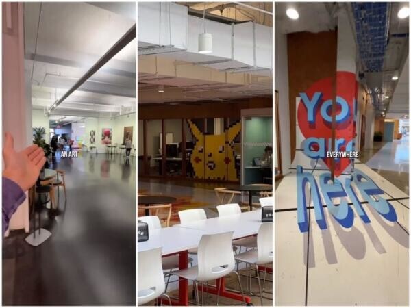 Как выглядит офис Instagram* изнутри: игровая комната, галерея и кран с колд брю