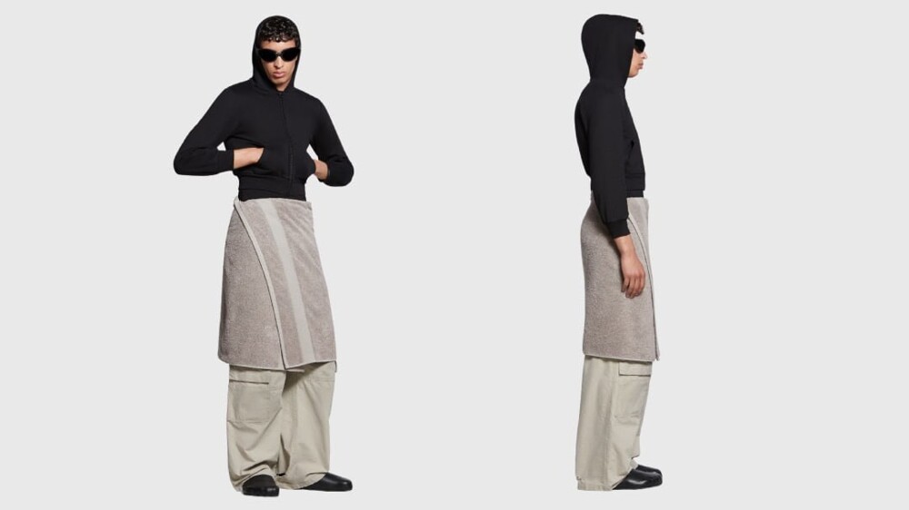IKEA пошутила над Balenciaga и представила свою юбку-полотенце