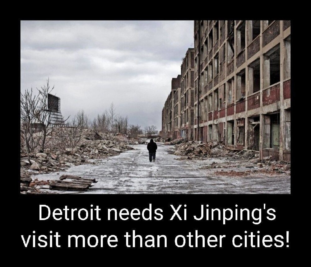 Перевод: Детройт нуждается в визите Си Цзиньпина больше, чем другие города.