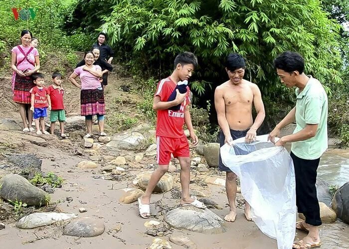 Дети плавают в пакетах: тяжелый путь до школы учеников вьетнамской деревни