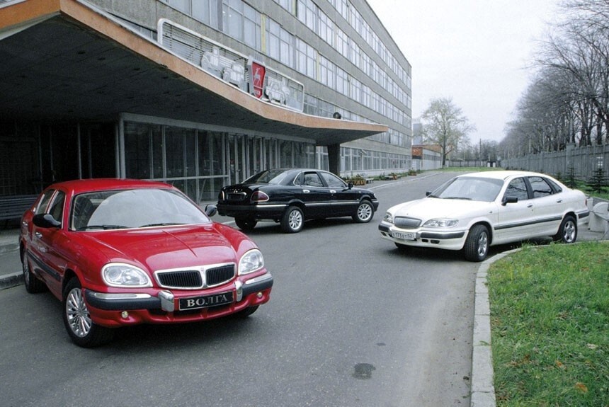 Новые автомобили автозавода "ГАЗ", 1998 год.