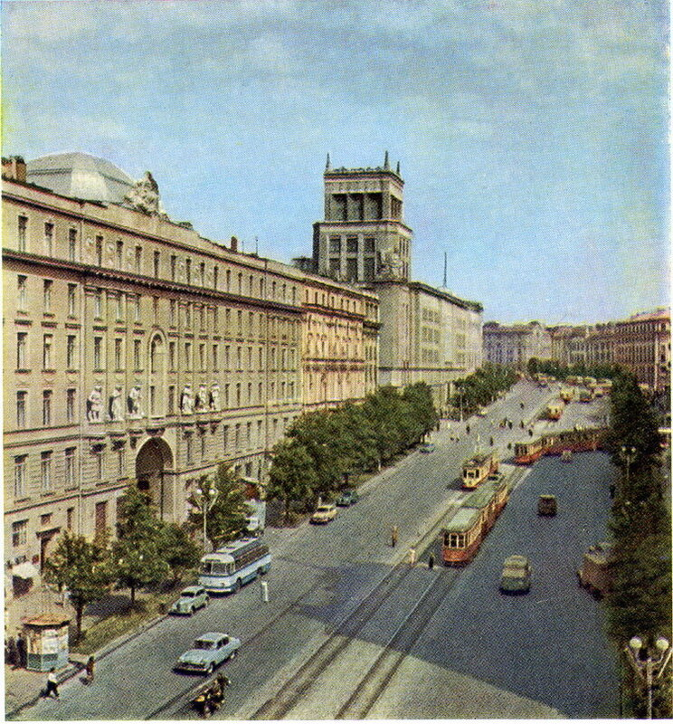Харьков, УССР. Площадь Конституции, 1963 год.