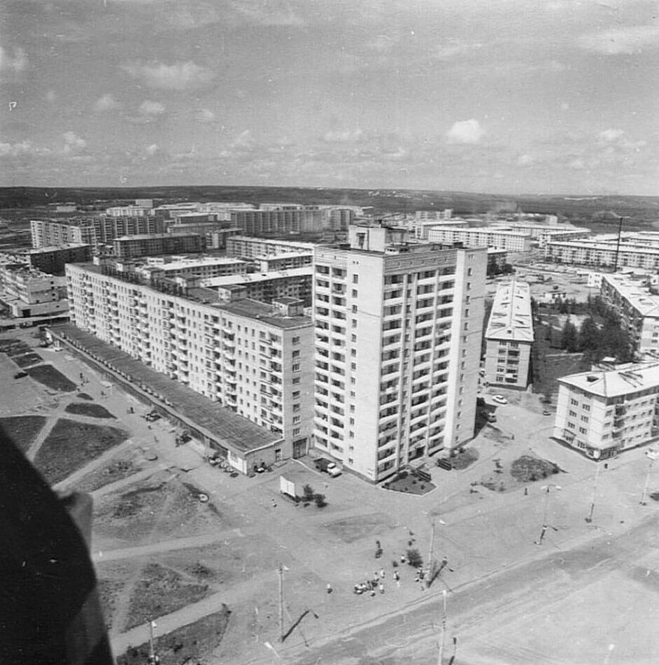 Благовещенск. Один из жилых районов города, 1980-е годы.