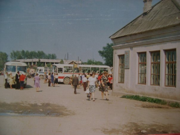 Порхов, Псковская область. Автовокзал, 1970-е годы.