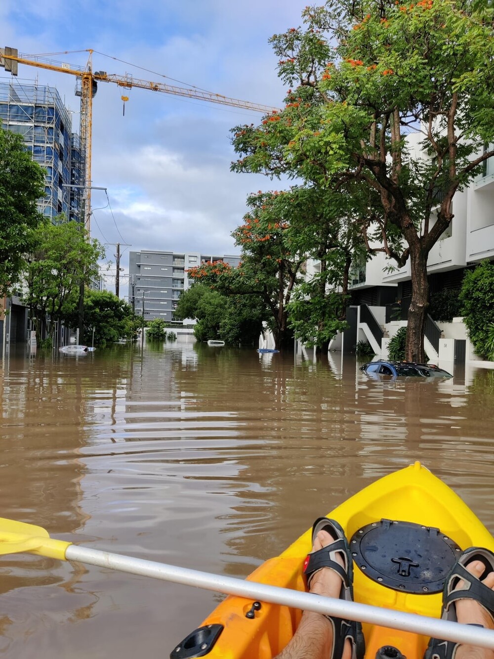 34. Катастрофические наводнения в Брисбене, Австралия