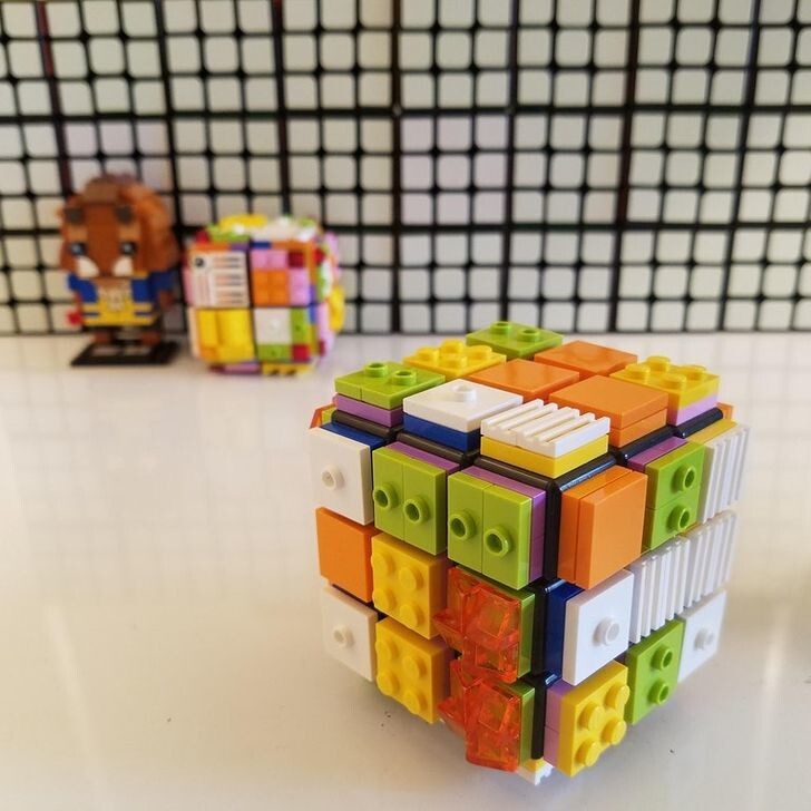 3. Кубик Рубика для слепых, созданный с помощью LEGO