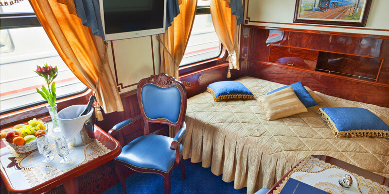 Как выглядит самый роскошный поезд России транссибирский экспресс «Золотой Орел»