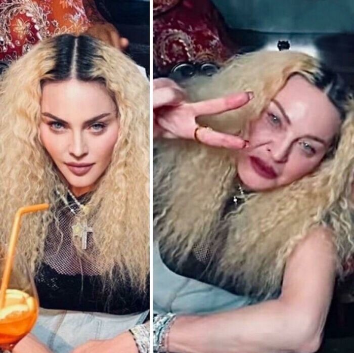 Мы уже и забыли, как на самом деле выглядит Мадонна