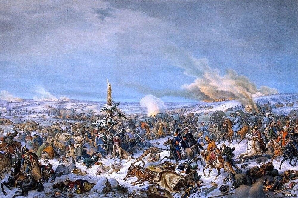 26 ноября 1812 года началось сражение на реке Березина
