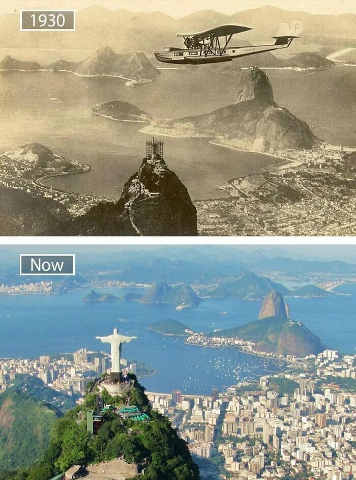 30. Рио-де-Жанейро, Бразилия, 1930 и сейчас