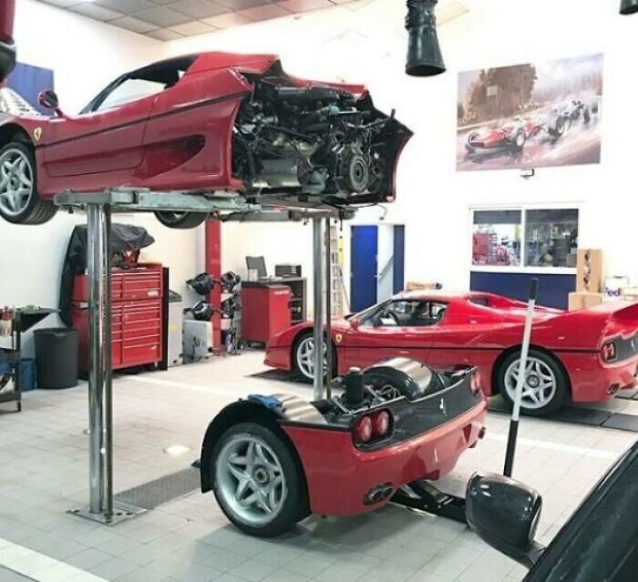 30. Замена сцепления на Ferrari F50