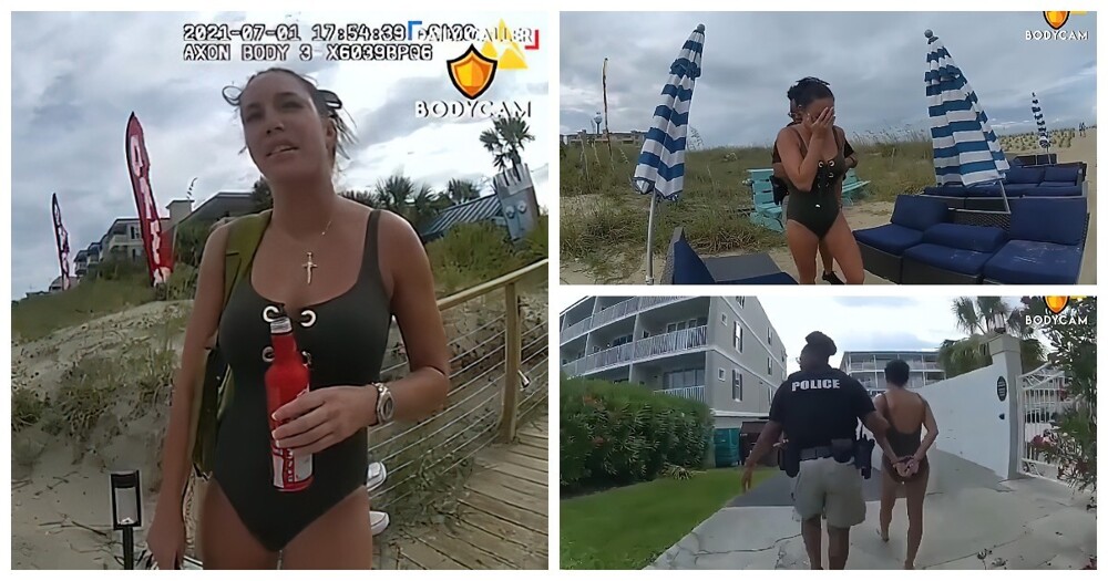 Женщину задержали за мастурбацию на общественном пляже