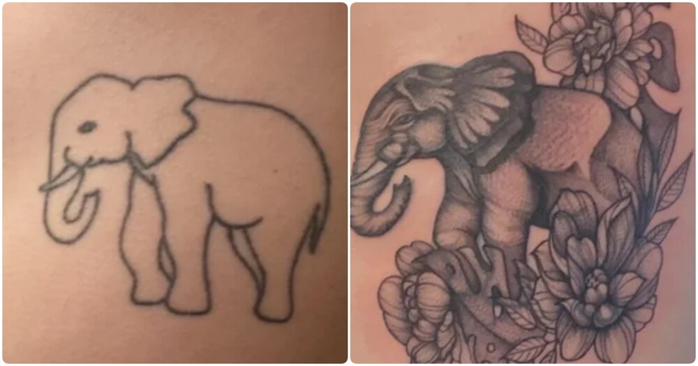 14 человек, которые обновили свои татуировки, вдохнув в них новую жизнь