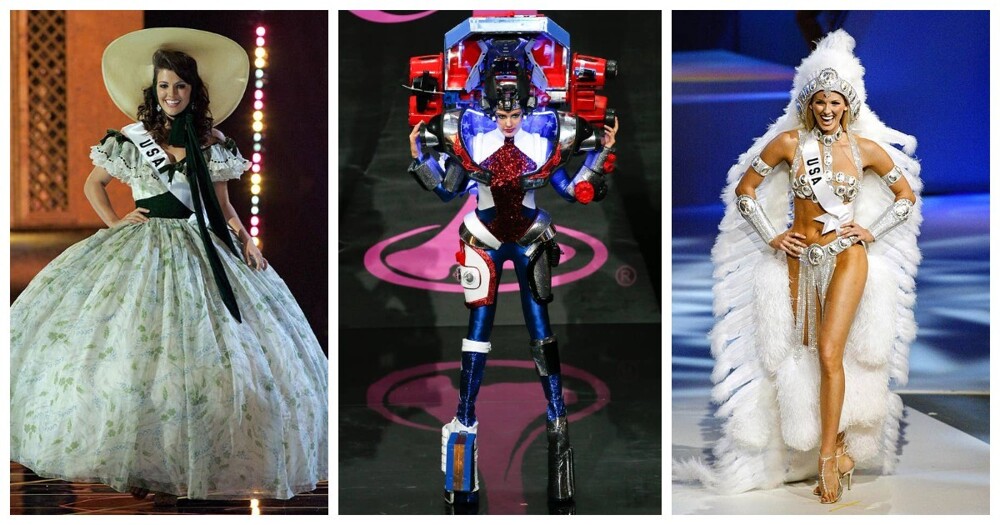 Как менялся «национальный костюм» США на конкурсе «Мисс Вселенная» за последние 20 лет