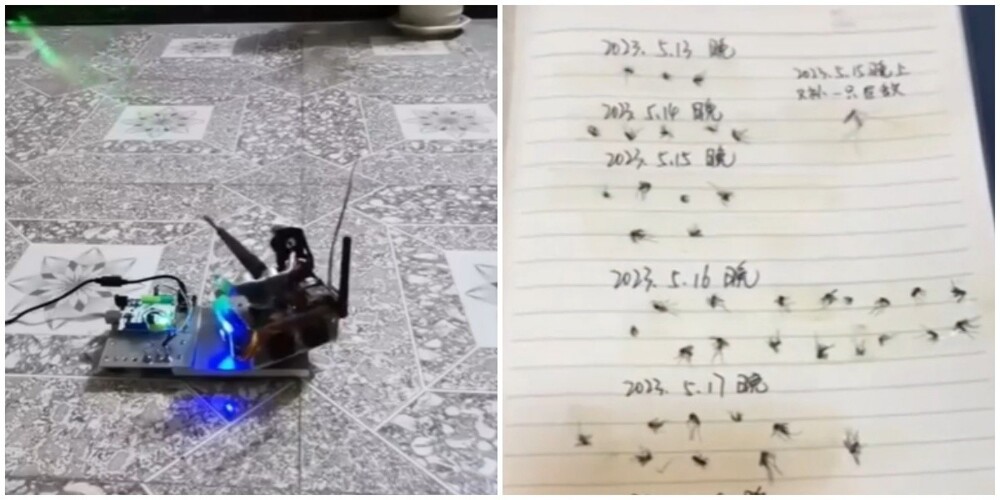 В Китае умелец придумал ПВО для комаров
