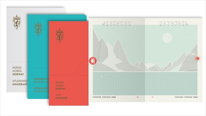 11. Новый дизайн норвежского паспорта
