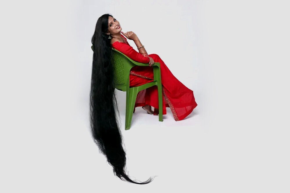 Индианка установила мировой рекорд по длине волос