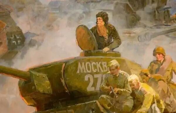 Что за бородатый танкист нарисован на диораме «Огненная дуга» белгородского музея ВОВ