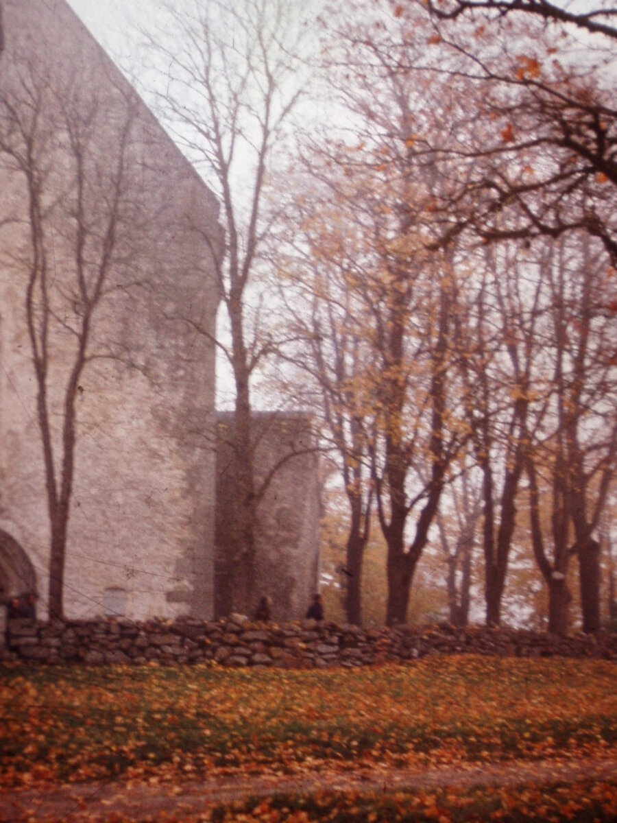Город Кингисепп, остров Сааремаа, Эстонская ССР. Замок курессаарского епископа, 1977 год.