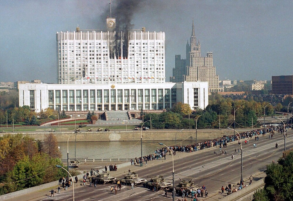 Прогулка по Москве 1993 года