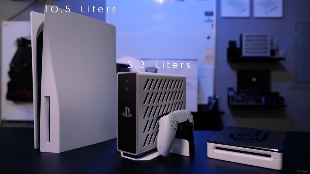 Блогер сделал компактную PlayStation 5 (3 фото + видео)