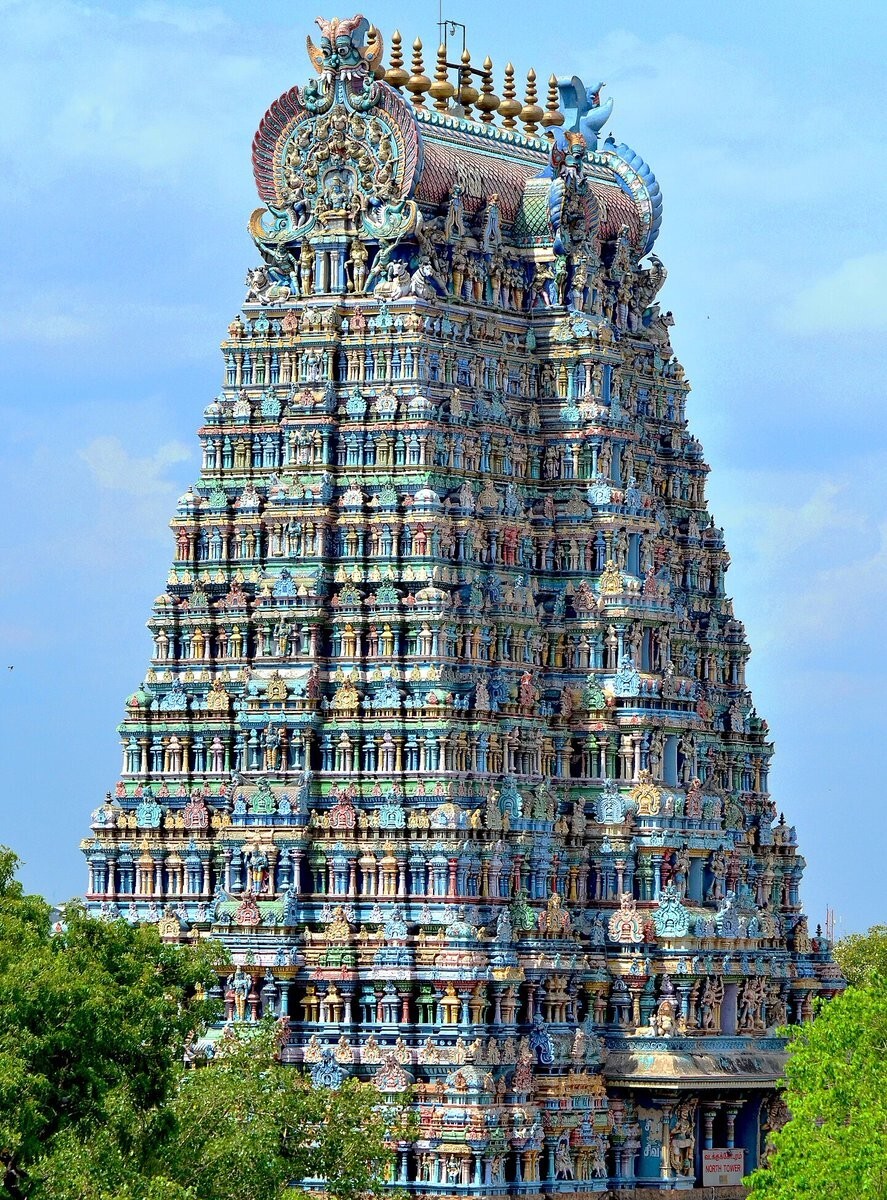 1. Храм Минакши, штат Тамилнад, Индия
