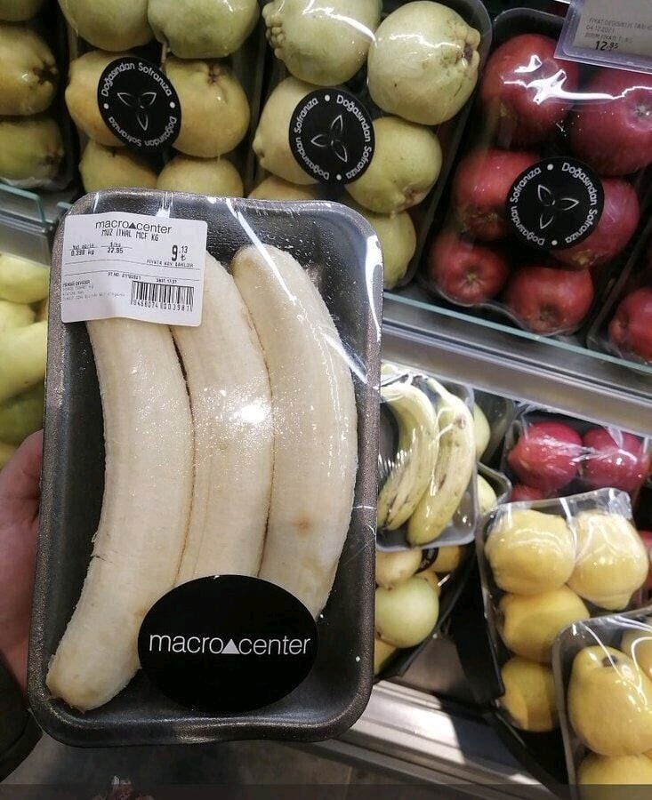 10. Упаковка для очищенных бананов
