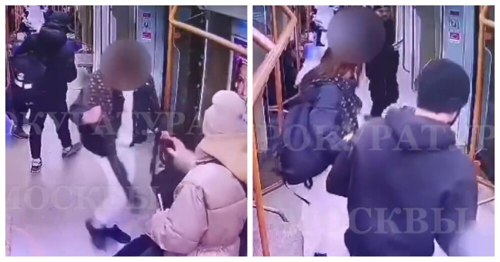 В московском метро девушка избила пожилую женщина из-за громкой музыки