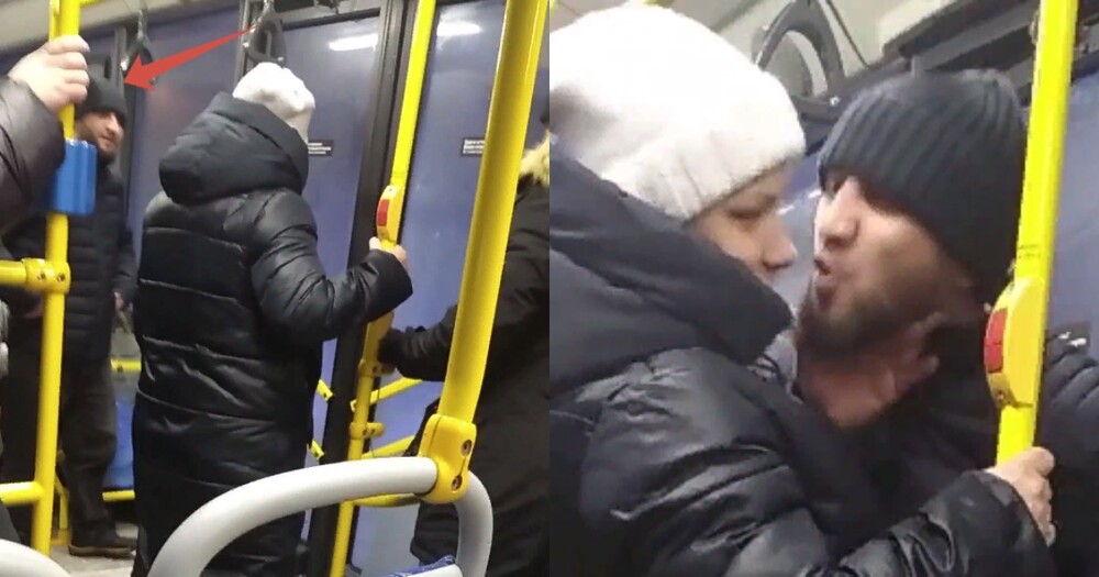 "Дай поцелую!": в Кузбассе кавказец нагло приставал к женщинам в автобусе
