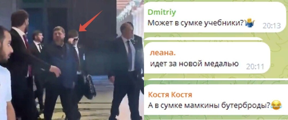 "Что у него в чемодане?": в сети обсуждают видео, на котором засветился Адам Кадыров за работой начальника охраны
