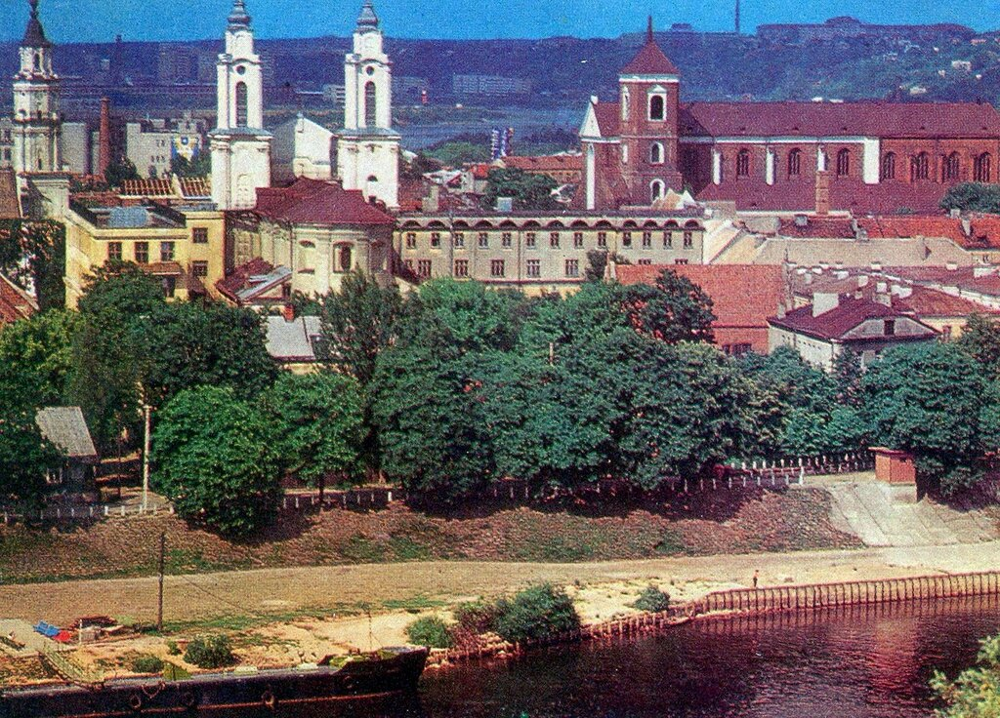 Каунас, Литовская ССР, старый город, в районе 1979 года.