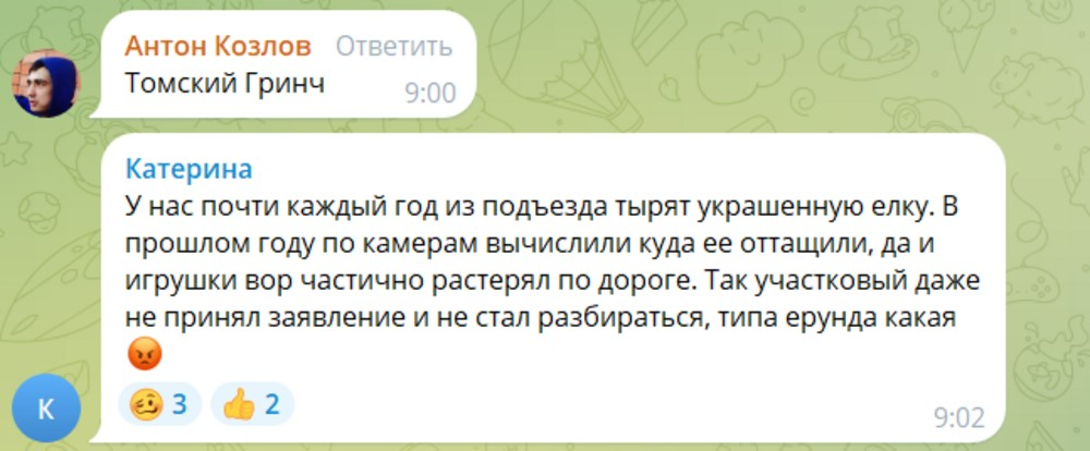 Мужик из Томска украл ёлку и показал, как на ровном месте получить уголовную статью
