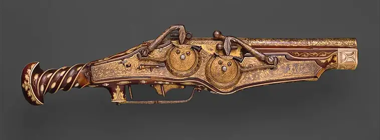 7. Двуствольный пистолет императора Карла V (1540 год)