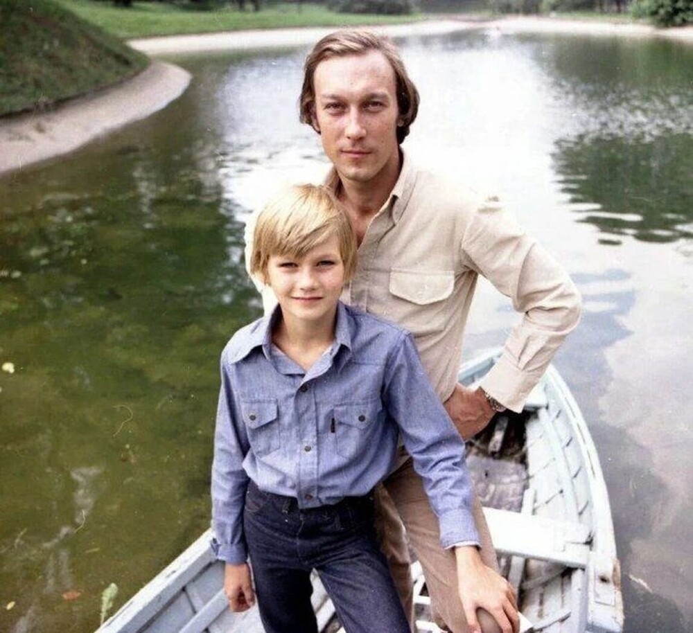 Олег Янковский с сыном Филиппом.