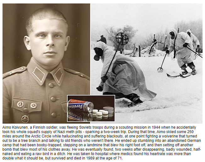 Как финский солдат "под дозой" спасся от Красной армии и стал национальным героем