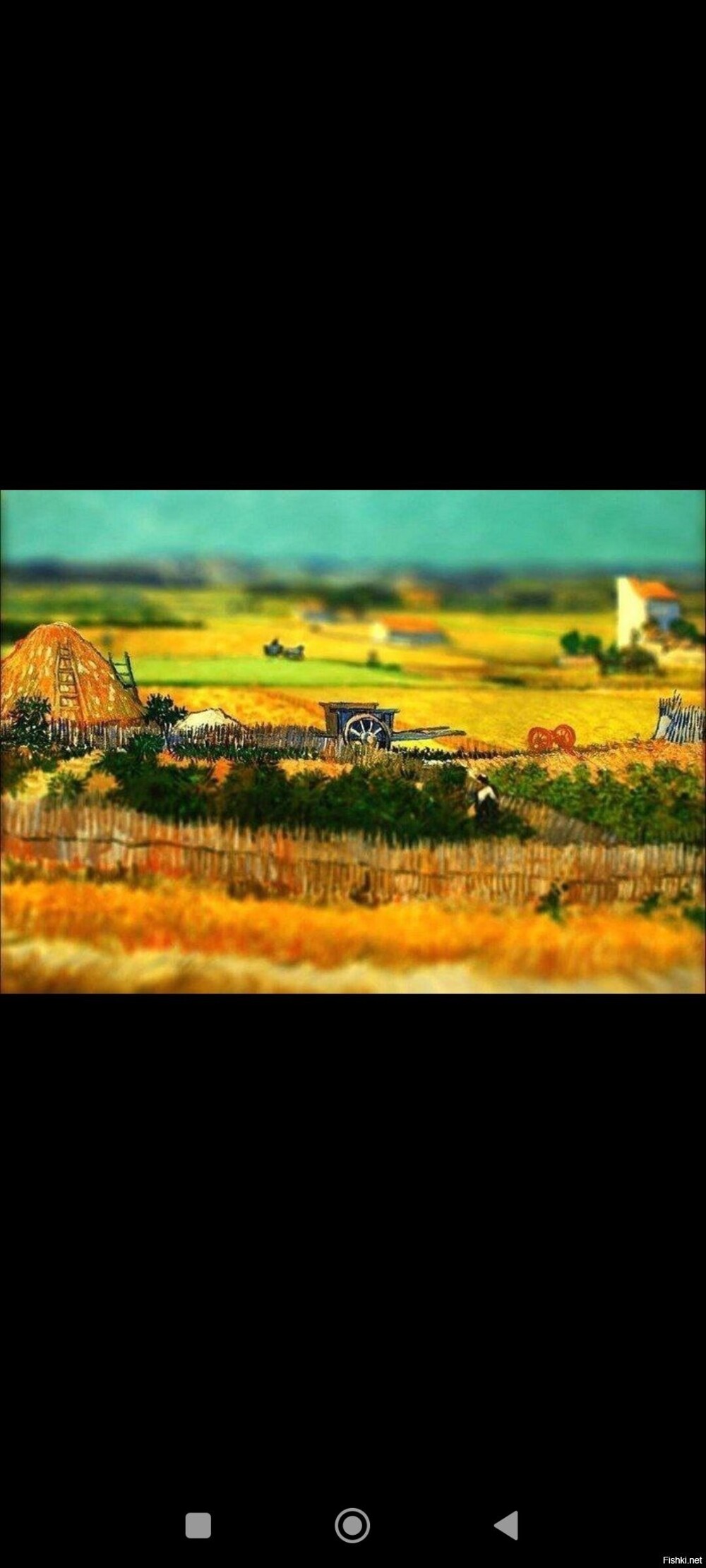 Ван Гог«Урожай в Ла Кро»