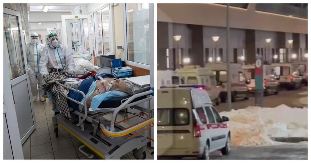В России вспышка «ходячей пневмонии»: у больниц стоит очередь из скорых