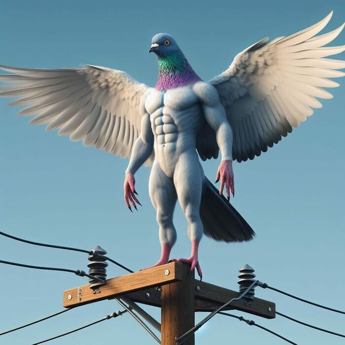 12. Человек-голубь