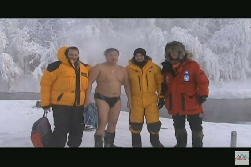 Как в Якутии купаются в -53 градуса