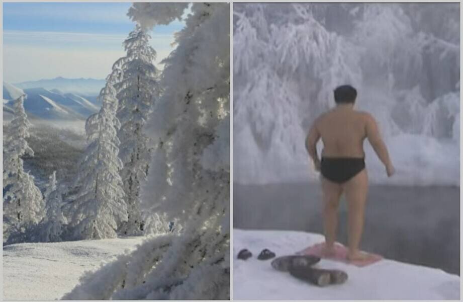 Как в Якутии купаются в -53 градуса
